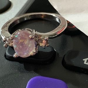 Pink Opal ring